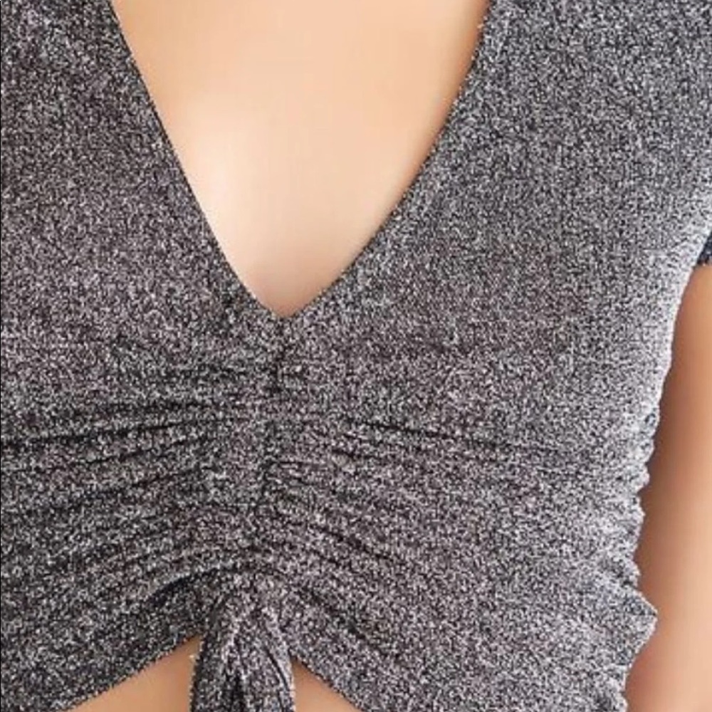 Knit Drawstring Longsleeve Top - Picture 4 of 4